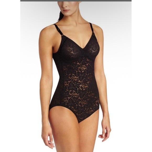 Bali‎ Women's Shapewear Lace 'N Smooth Body Briefer Black Size 34B - Picture 1 of 6